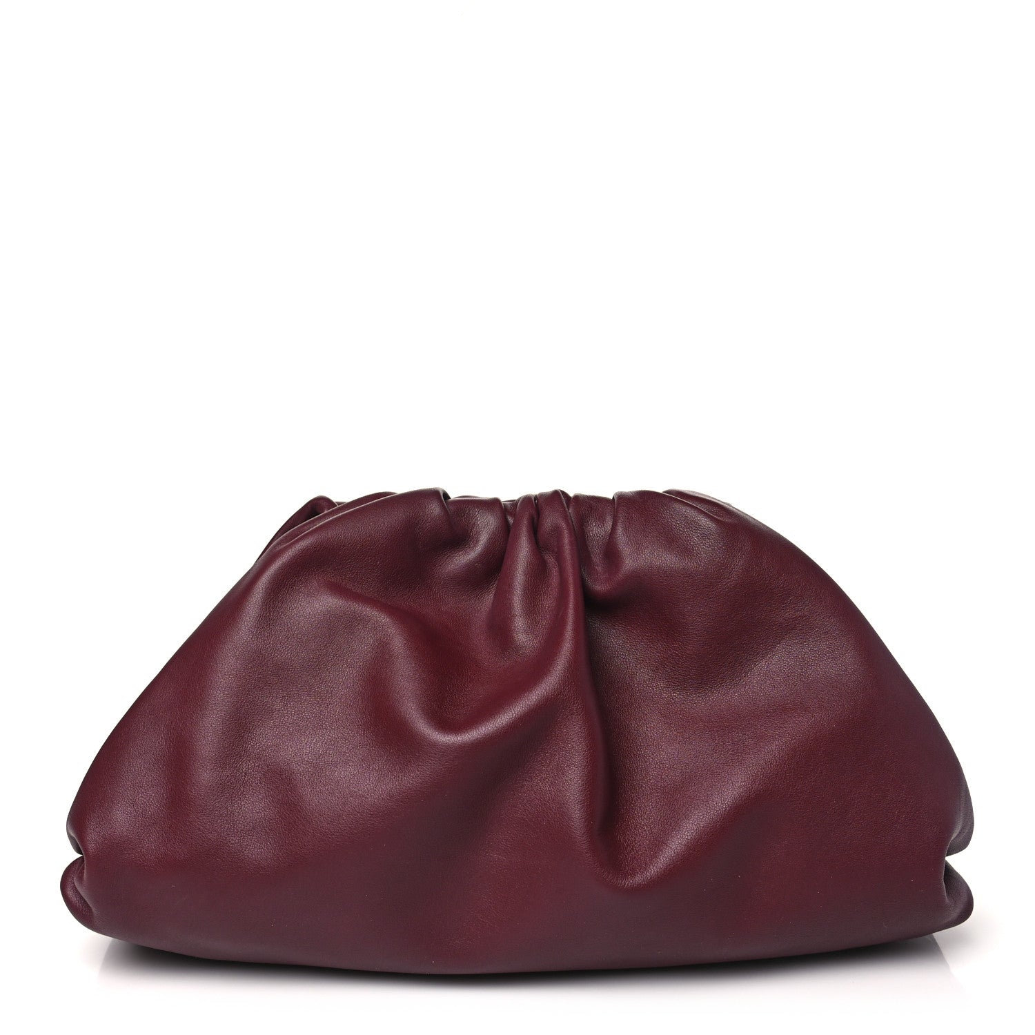 Bottega Veneta Smooth Butter Calf The Pouch Oversized Clutch Bordeaux 1 of 11