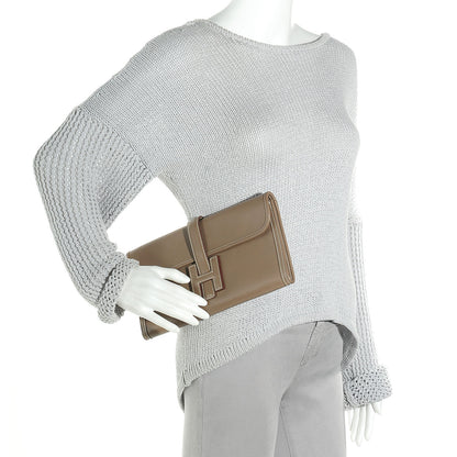 Hermes Swift Jige Elan 29 Clutch Etoupe 2 of 7