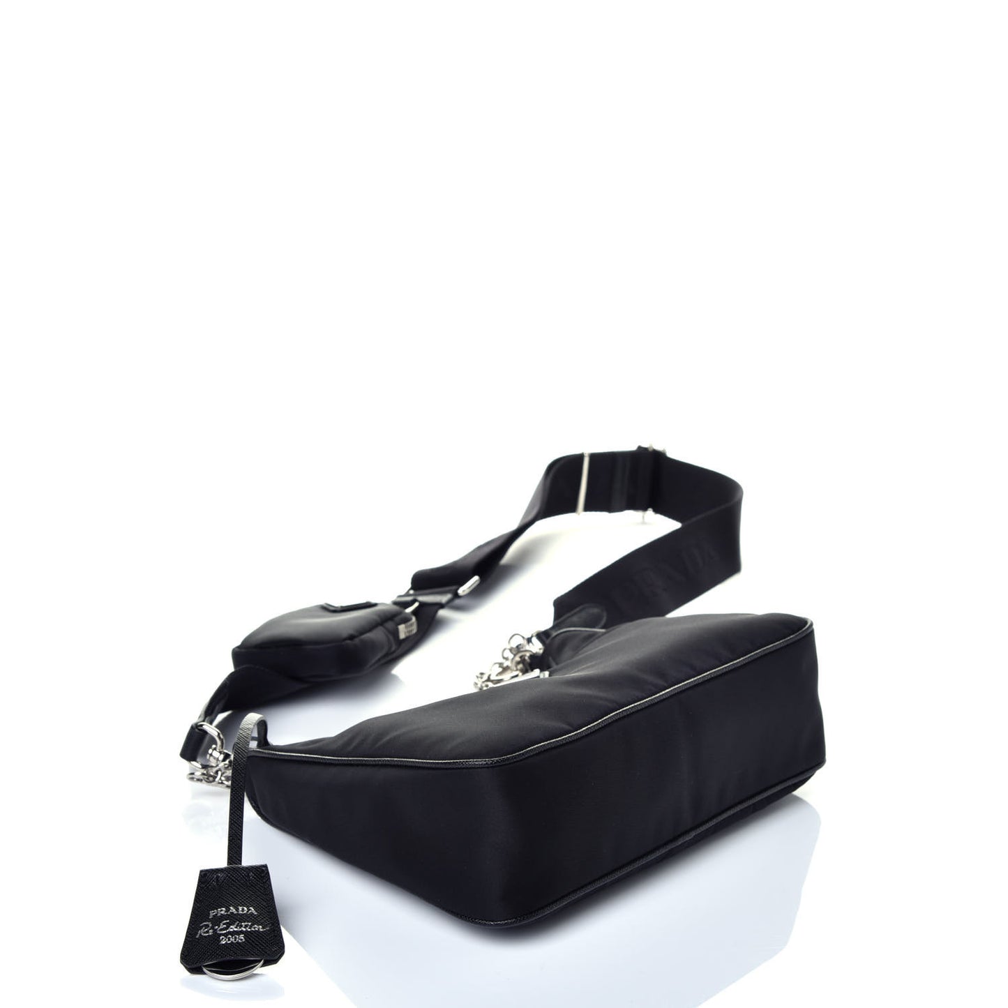 Nylon Re-Edition 2005 Shoulder Bag Black