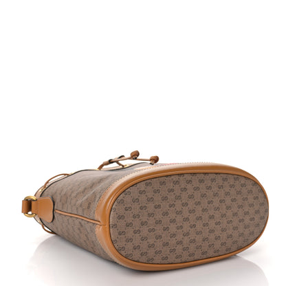 Gucci X DISNEY Mini Vintage GG Supreme Monogram Bucket Bag Beige Vintage Sun Oil 4 of 10