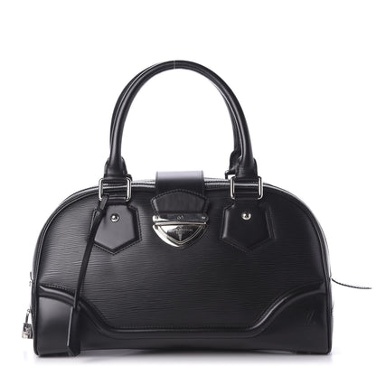 Louis Vuitton Epi Bowling Montaigne GM Black 1 of 9
