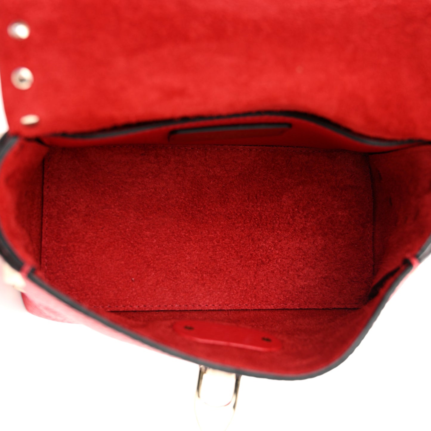Pebbled Calfskin Mini Rockstud Crossbody Bag Rouge Pur