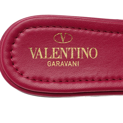 Valentino Garavani Nappa Roman Stud Flat Slide Sandals 36.5 Blossom 6 of 9