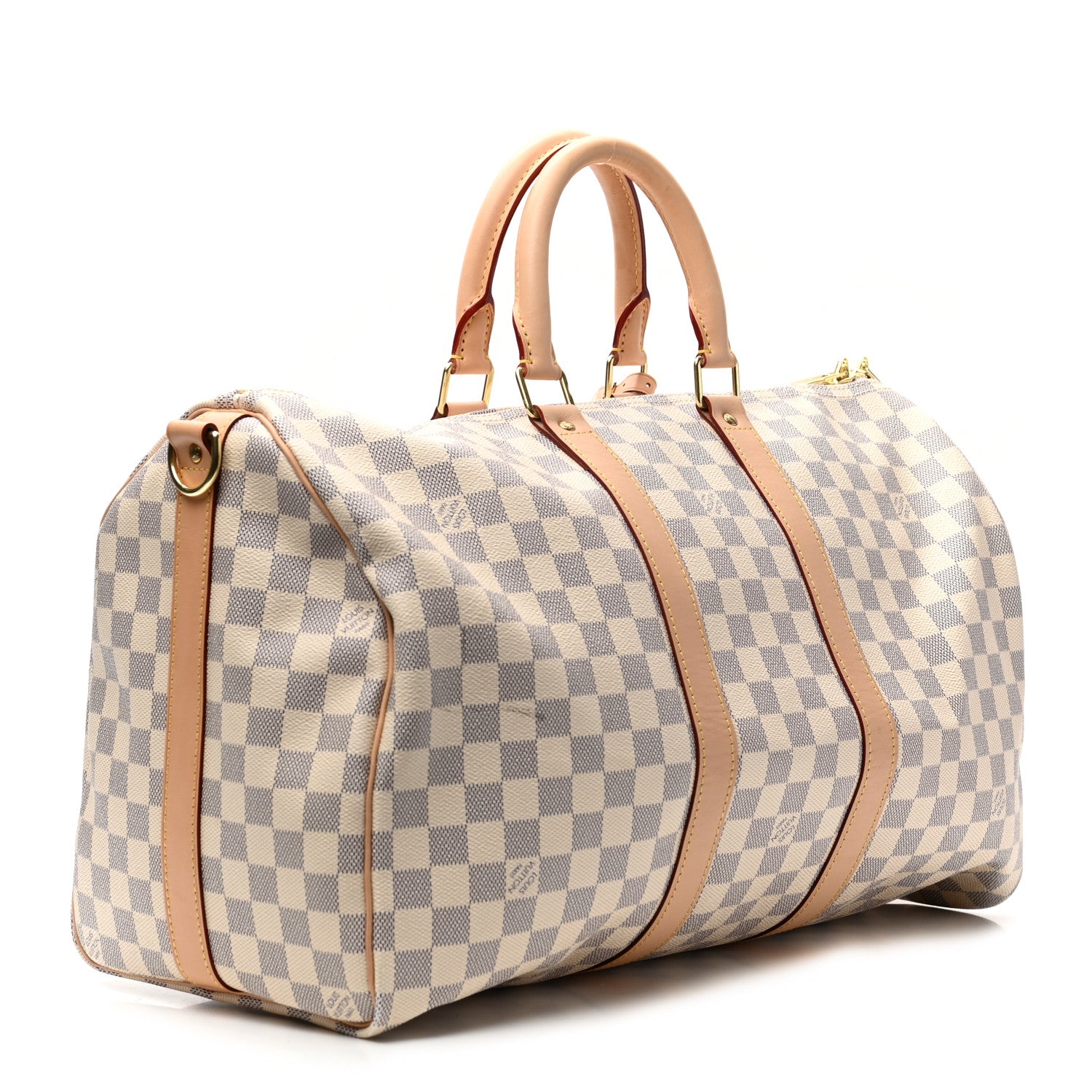 Louis Vuitton Damier Azur Keepall Bandouliere 45 2 of 8