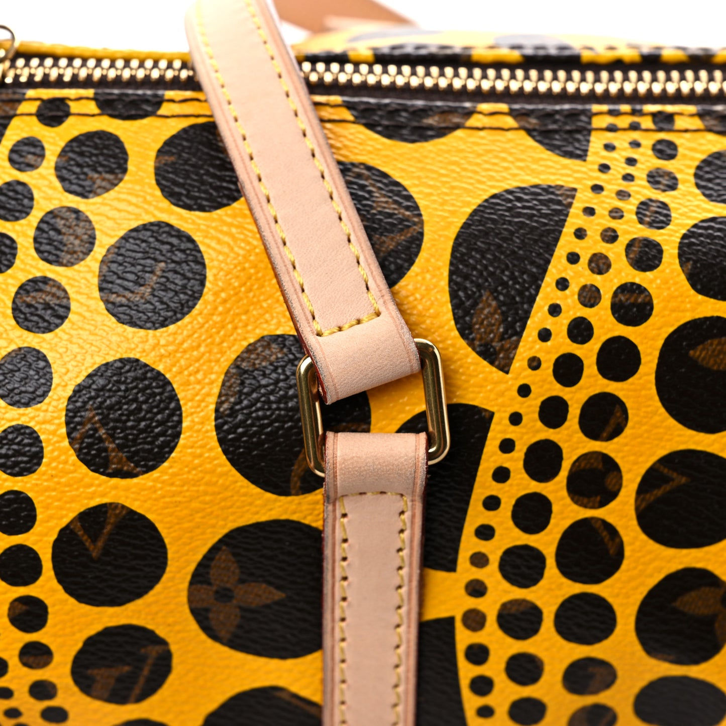 Monogram Kusama Pumpkin Dots Papillon 30 Yellow