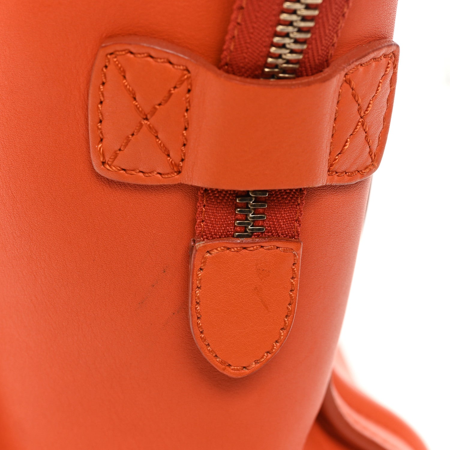 Celine Smooth Calfskin Mini Luggage Orange 10 of 10