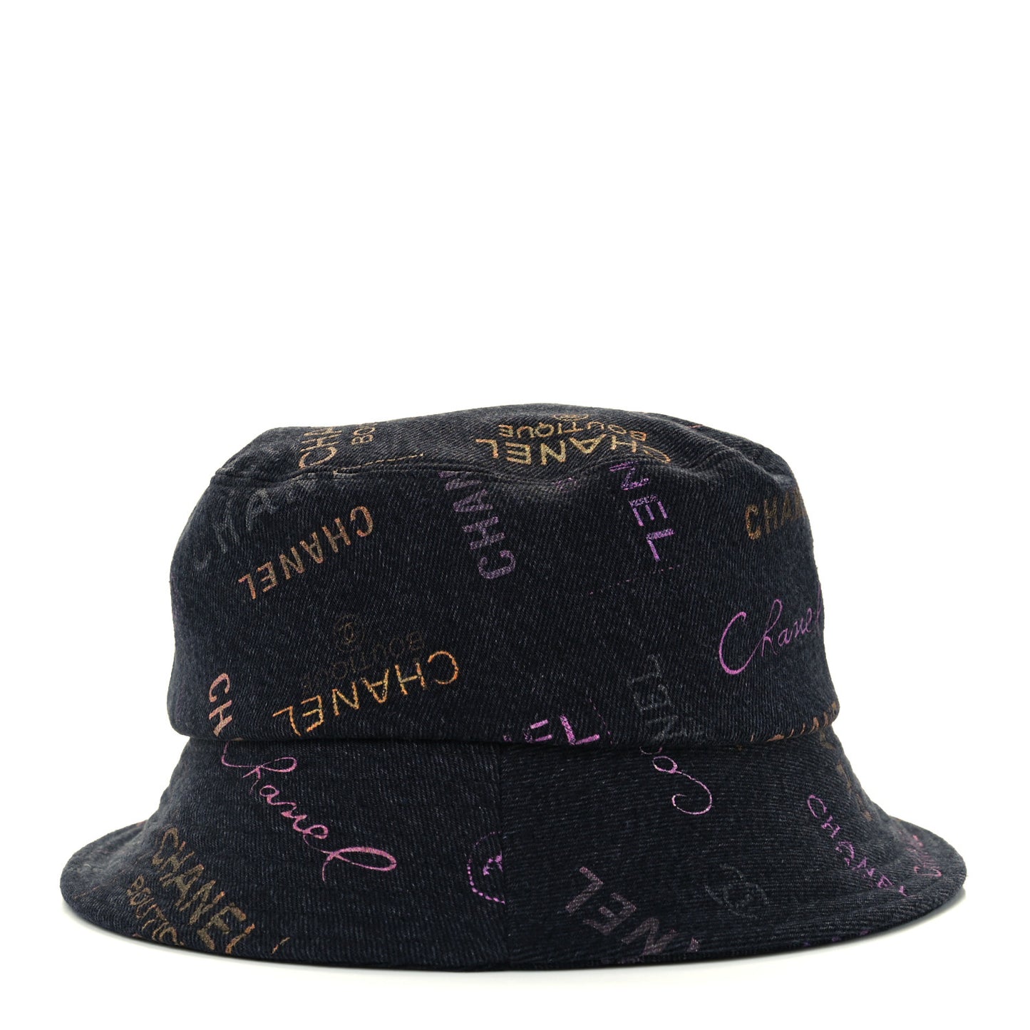 Denim Mood Cloche Bucket Hat M Black
