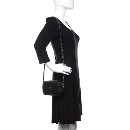 Chanel Caviar Quilted Camera Case Black 2 of 10