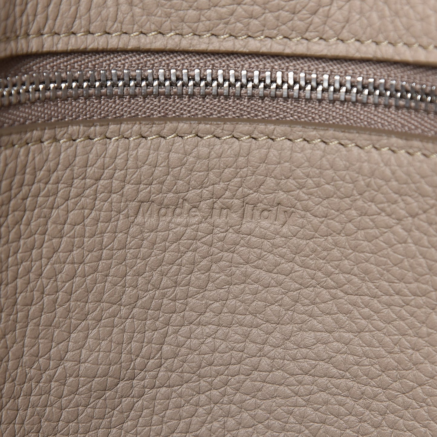 Supple Grained Calfskin Small Big Bag Light Taupe