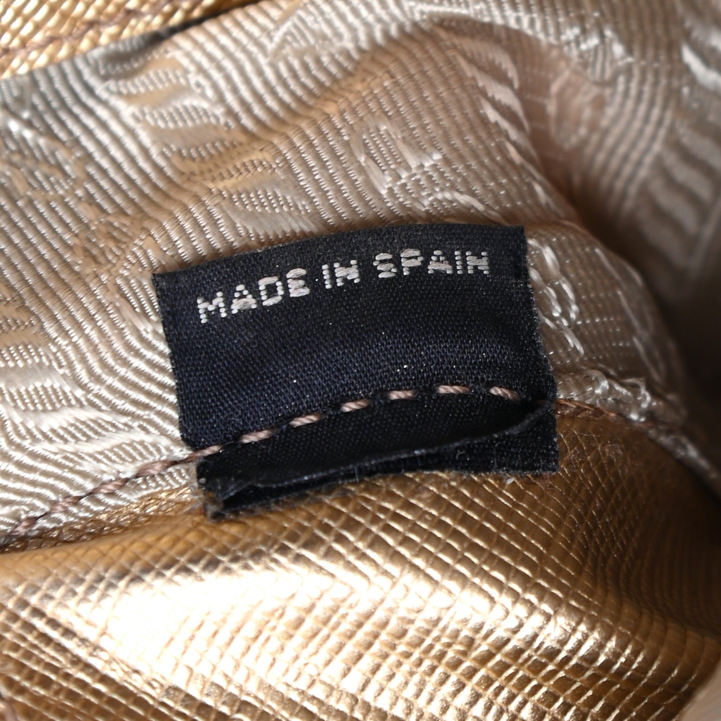 Saffiano Lux Mini Promenade Tote Cromo