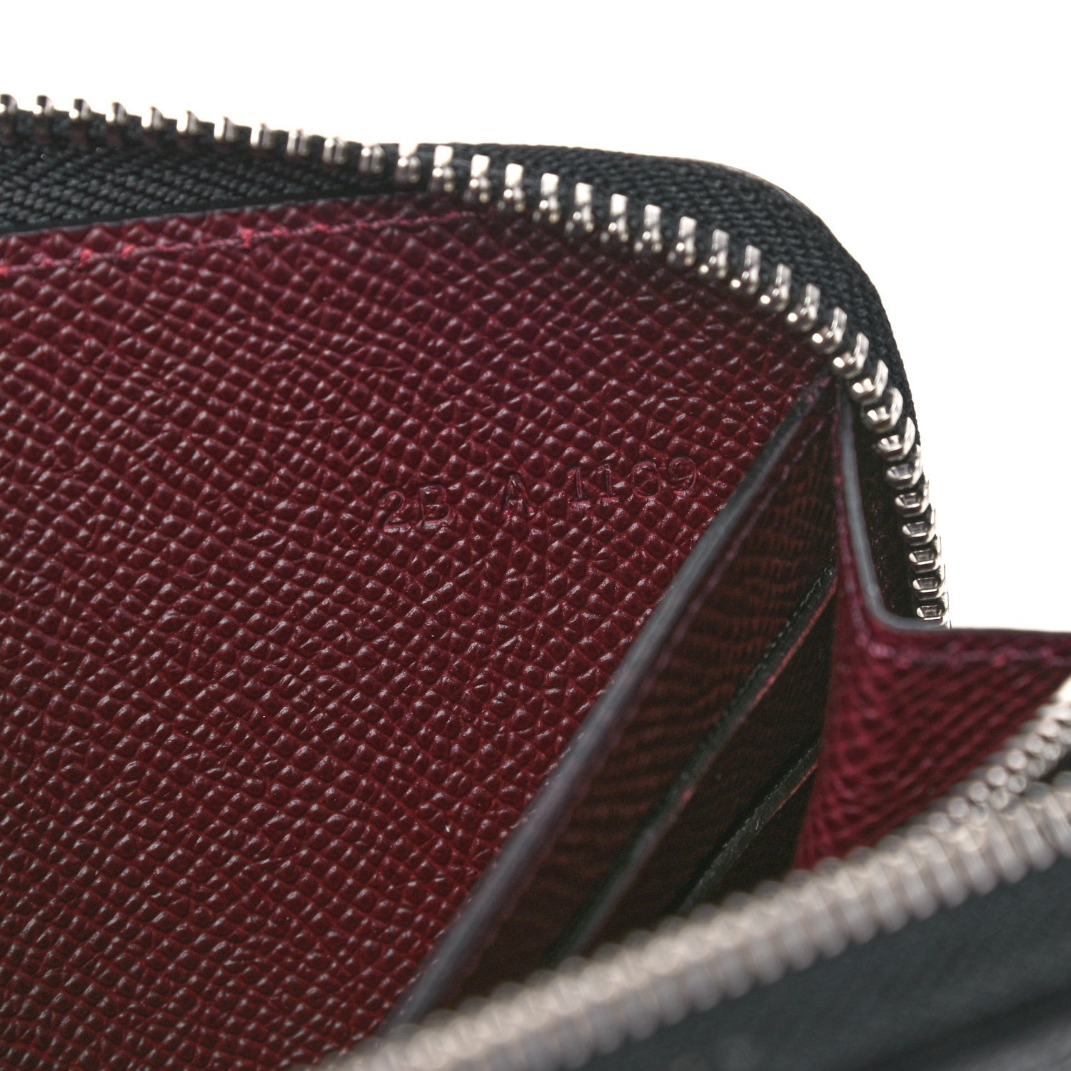 Givenchy Grained Calfskin Zip Around Wallet Black 8 of 12