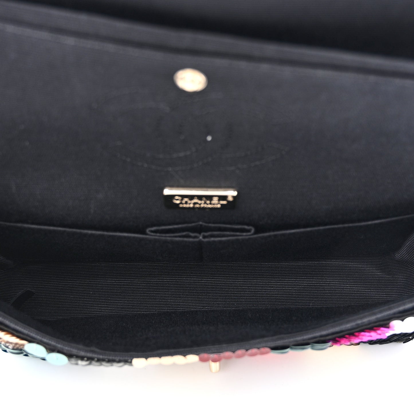 Sequin Medium Double Flap Multicolor