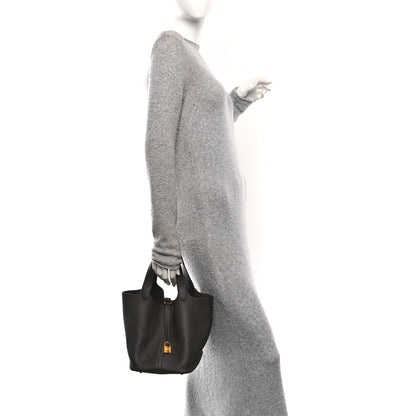 Hermes Taurillon Clemence Picotin Lock 22 MM Ebene 2 of 12