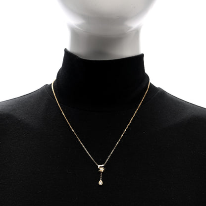Chanel 18K Yellow Gold Diamond Eternal No 5 Necklace 2 of 5
