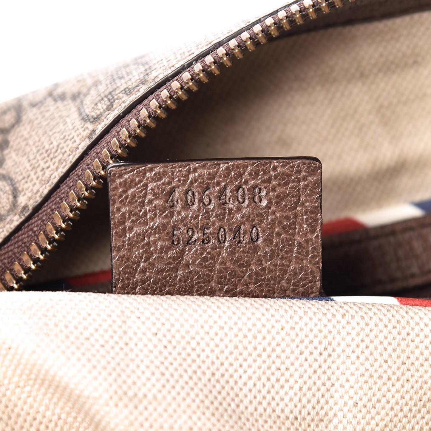 Soft GG Supreme Monogram Courrier Web Medium Flat Messenger Bag Beige New Acero Multicolor