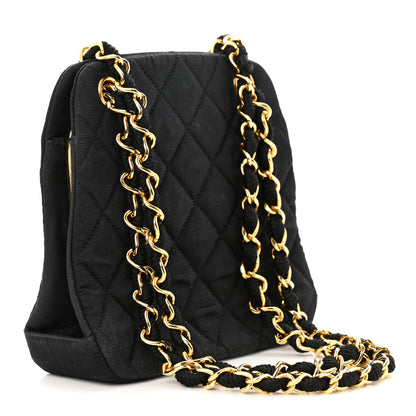 Chanel Grosgain Evening Bag Black 3 of 11