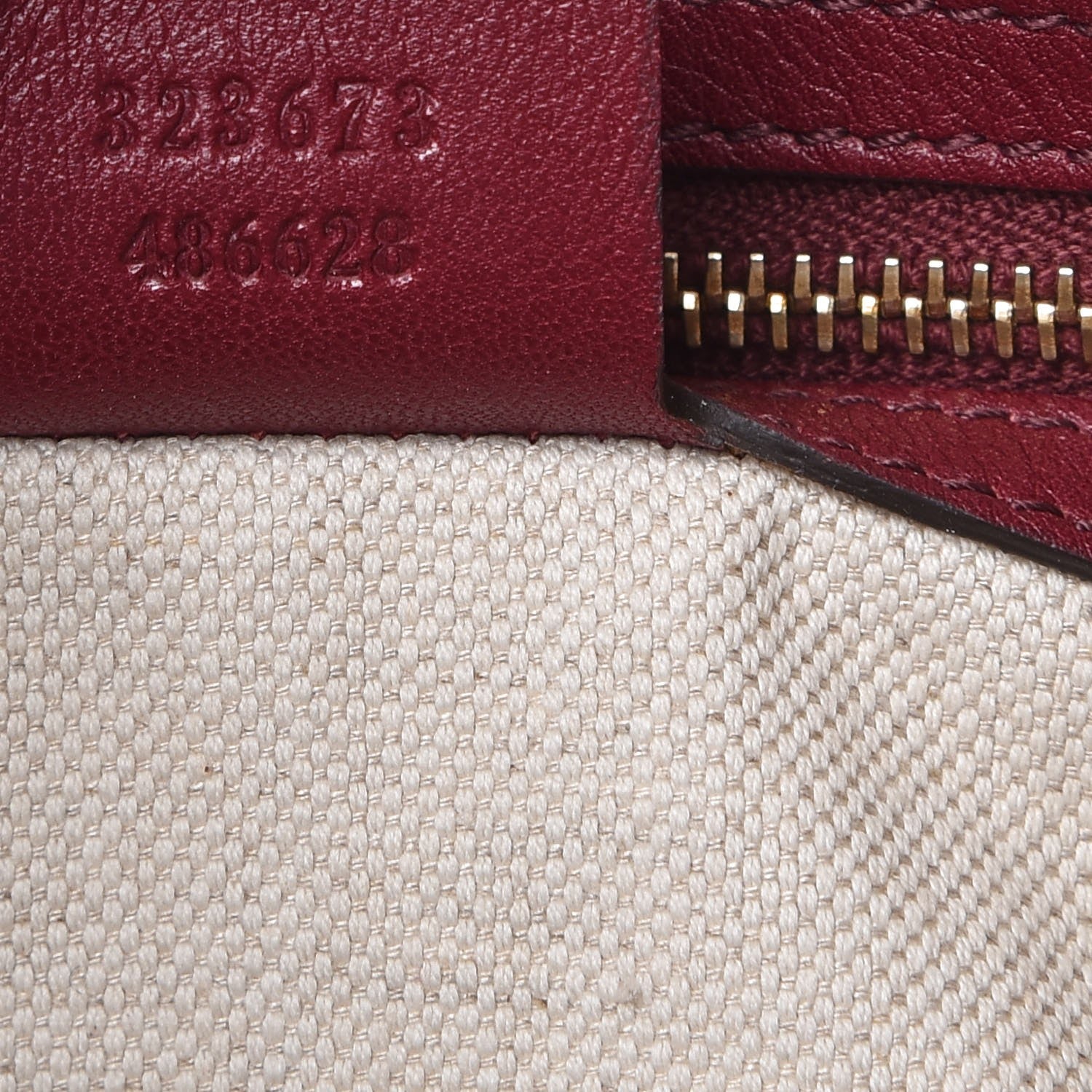 Gucci Guccissima Medium Bree Shoulder Bag Classic Ruby 6 of 11