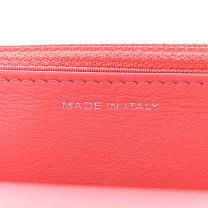 Chanel Caviar Quilted My Everything Wallet On Chain WOC Dark Coral 7 of 12