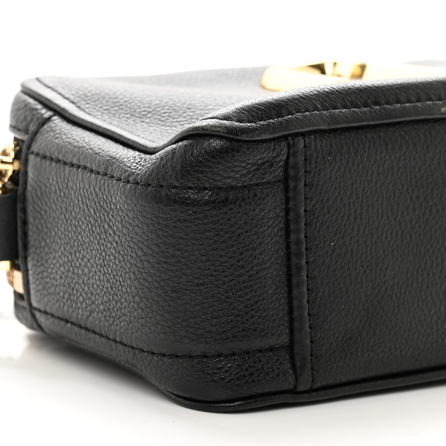 Supple Natural Grain Calfskin The Softshot 27 Bag Black