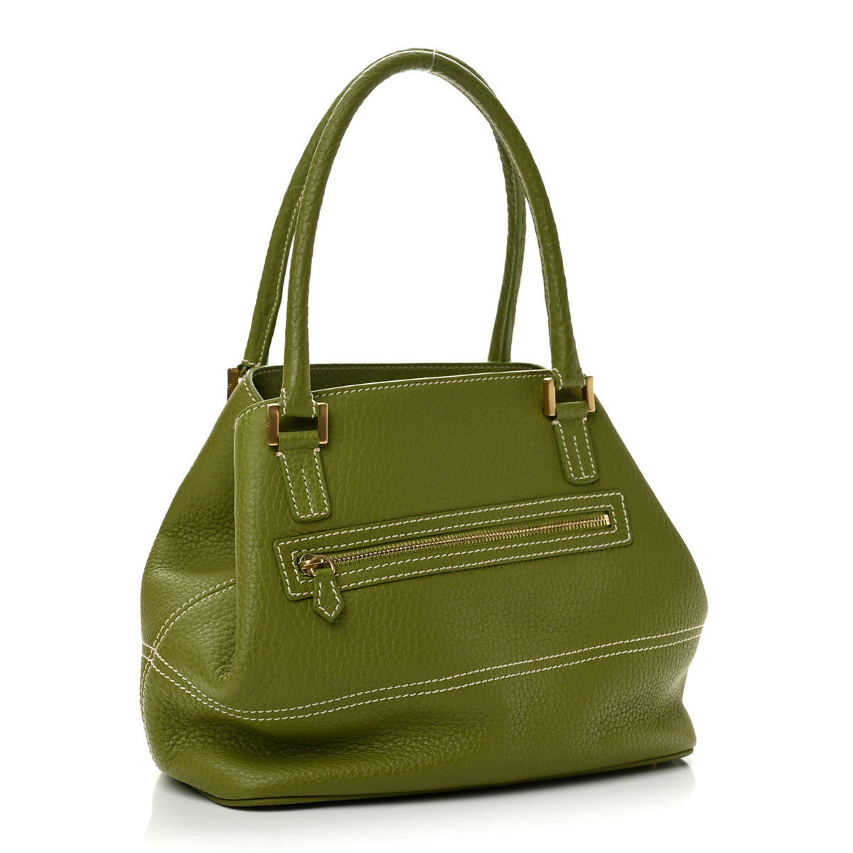 Loro Piana Odessa Mini Globe Shoulder Bag Green 3 of 13