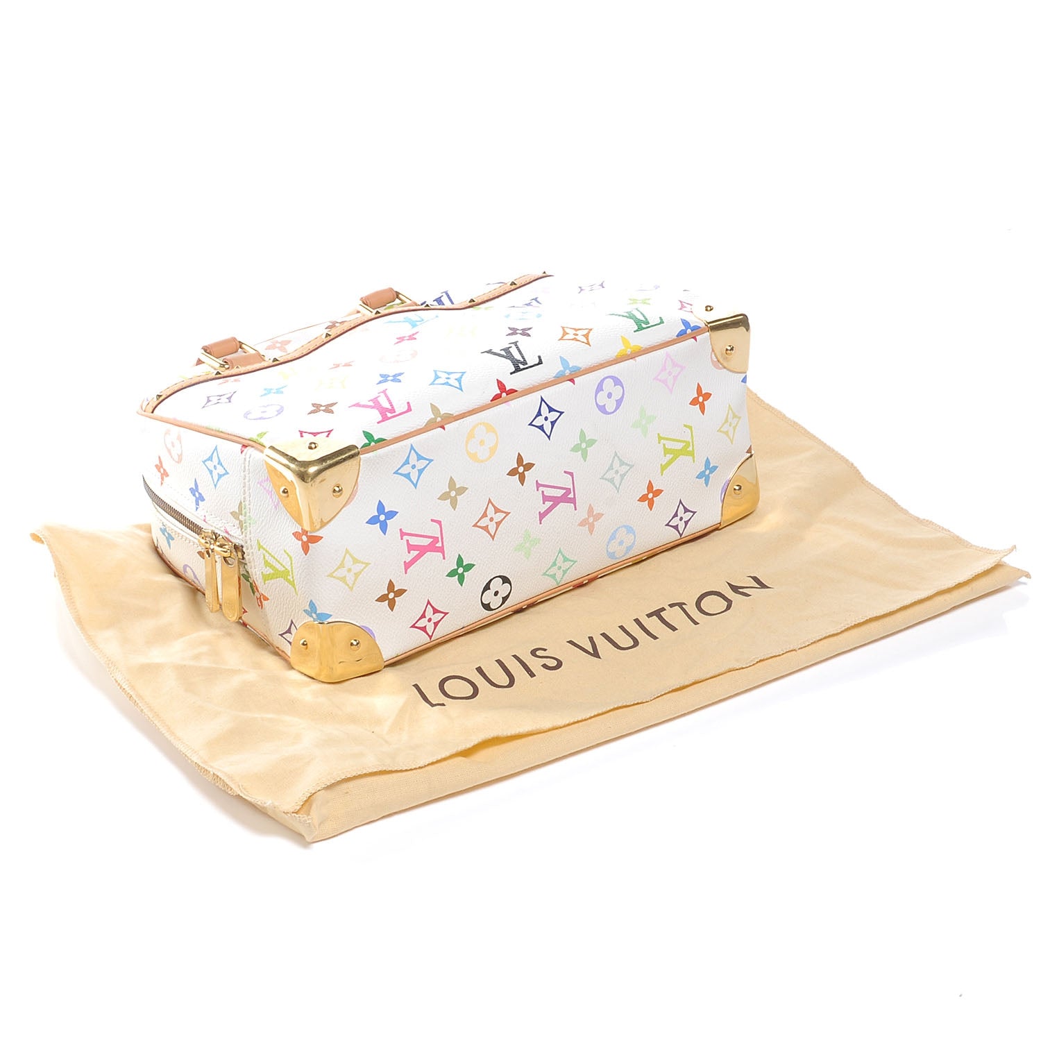 Louis Vuitton Monogram Multicolor Trouville White 4 of 7