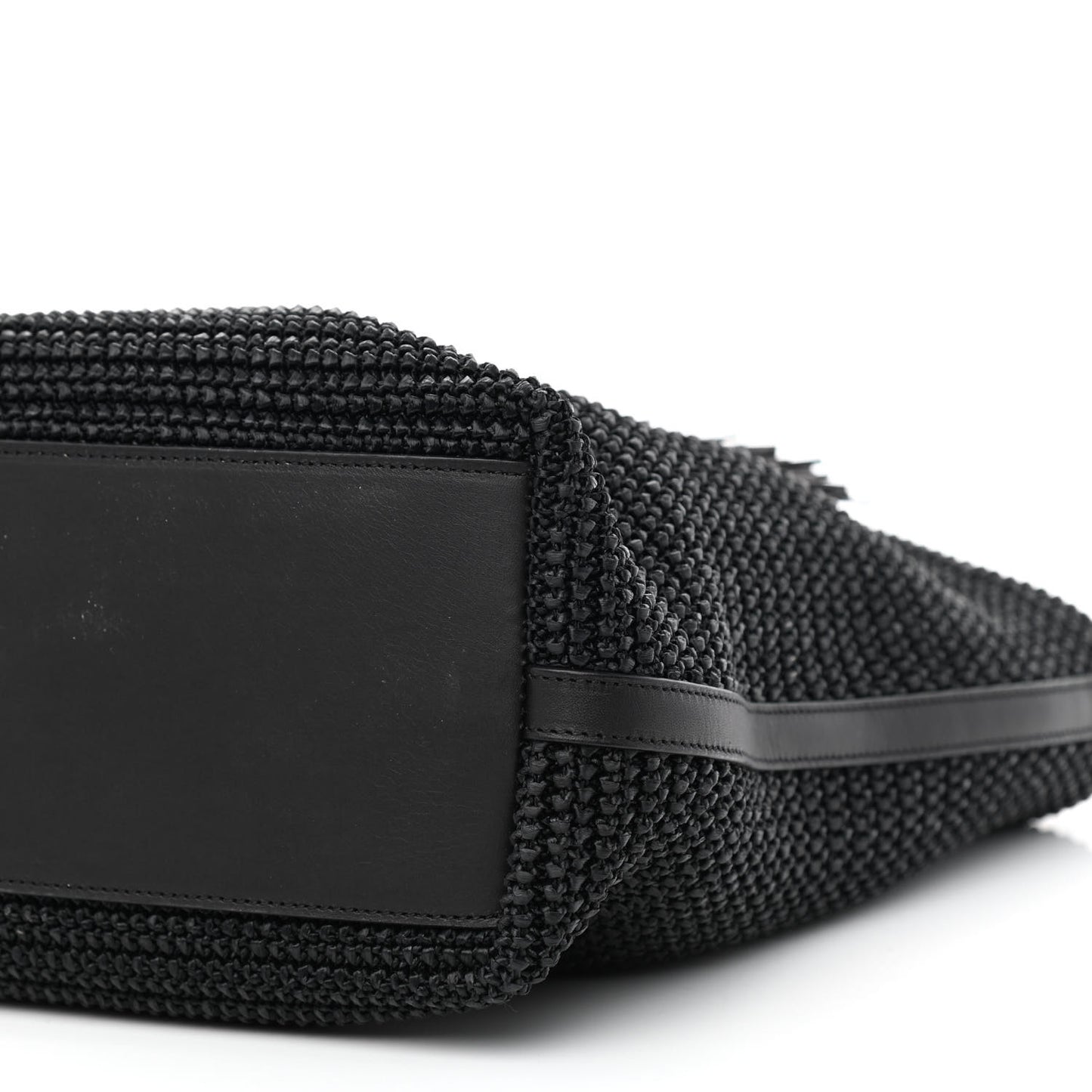 Raffia Tote Black