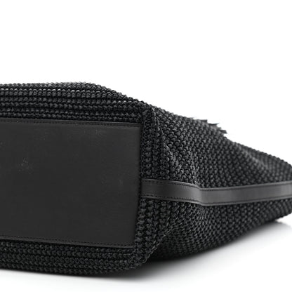 Saint Laurent Raffia Tote Black 11 of 12