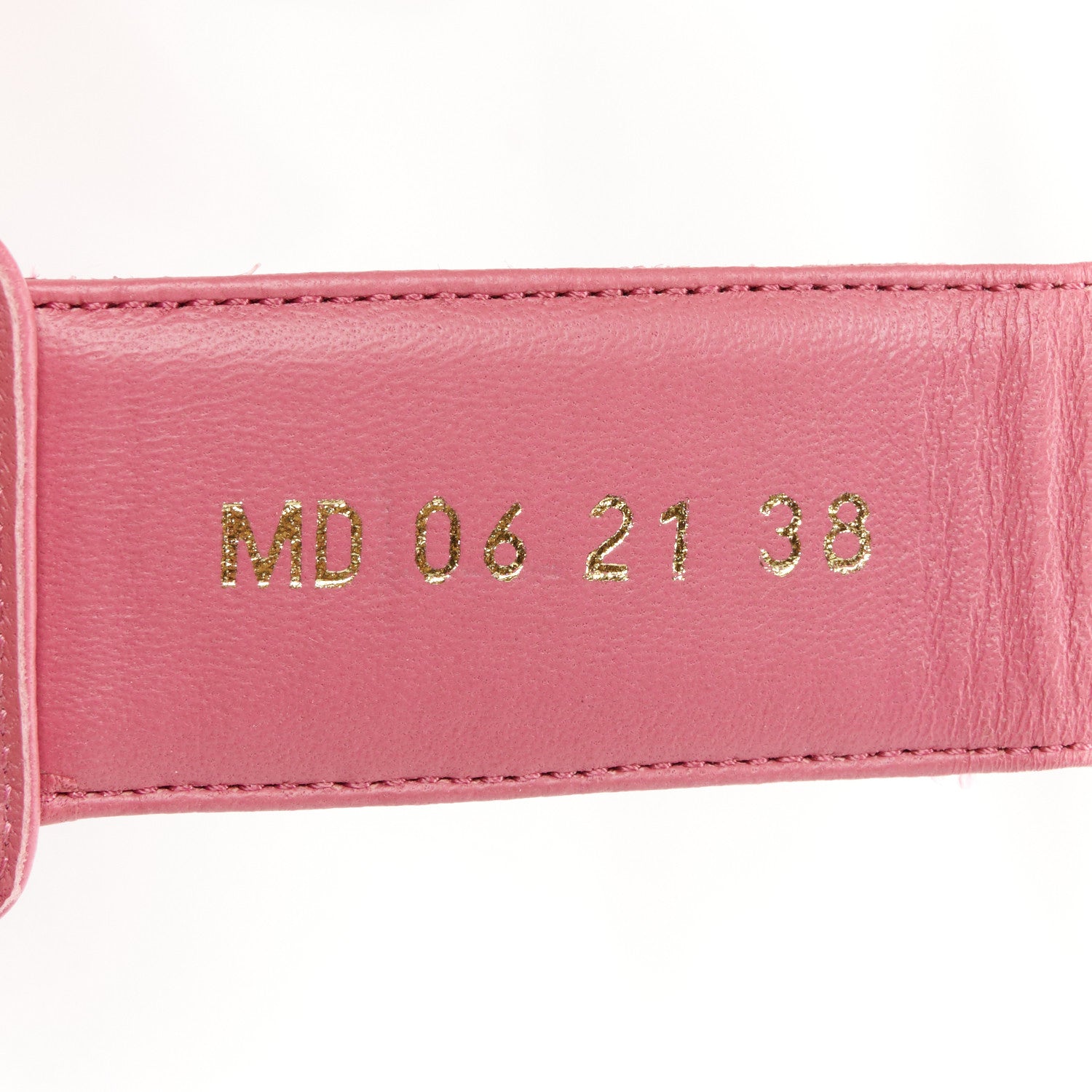 Christian Dior Lambskin Dioract Sandals 38 Pink 8 of 9