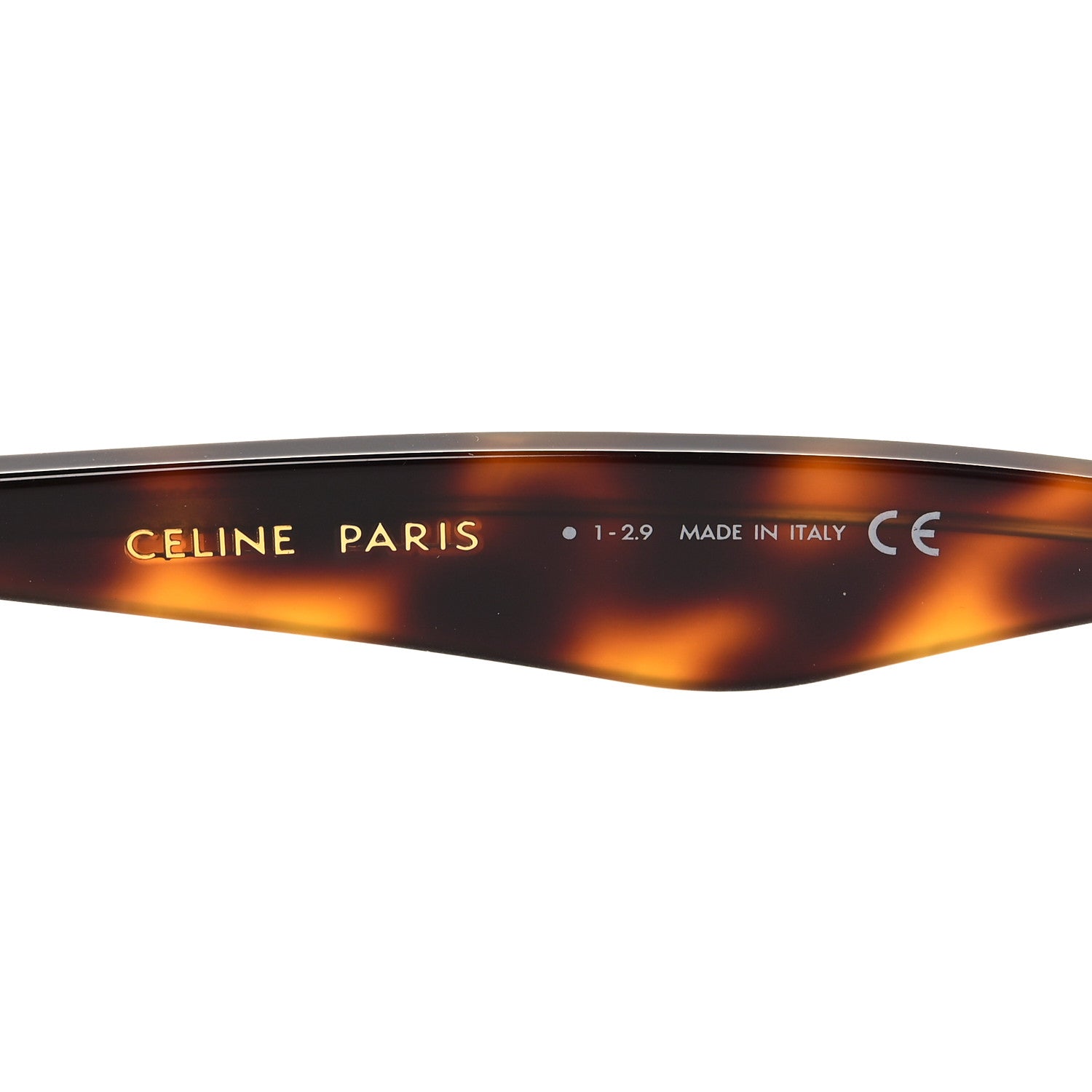 Celine Acetate Cat Eye Sunglasses CL4019IN Tortoise 5 of 7