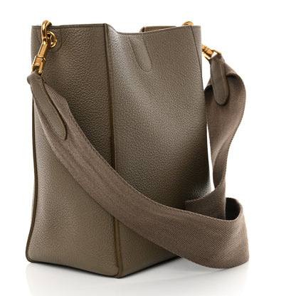 Celine Soft Grained Calfskin Small Sangle Bucket Bag Taupe 3 of 14