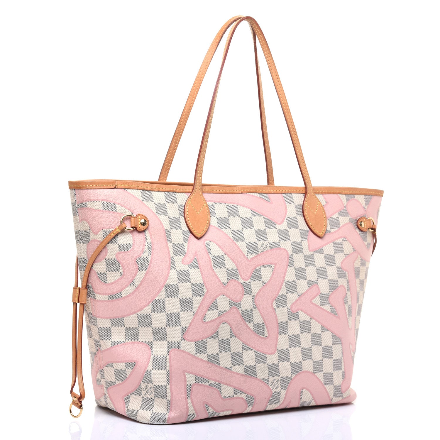 Louis Vuitton Damier Azur Tahitienne Neverfull MM 3 of 27