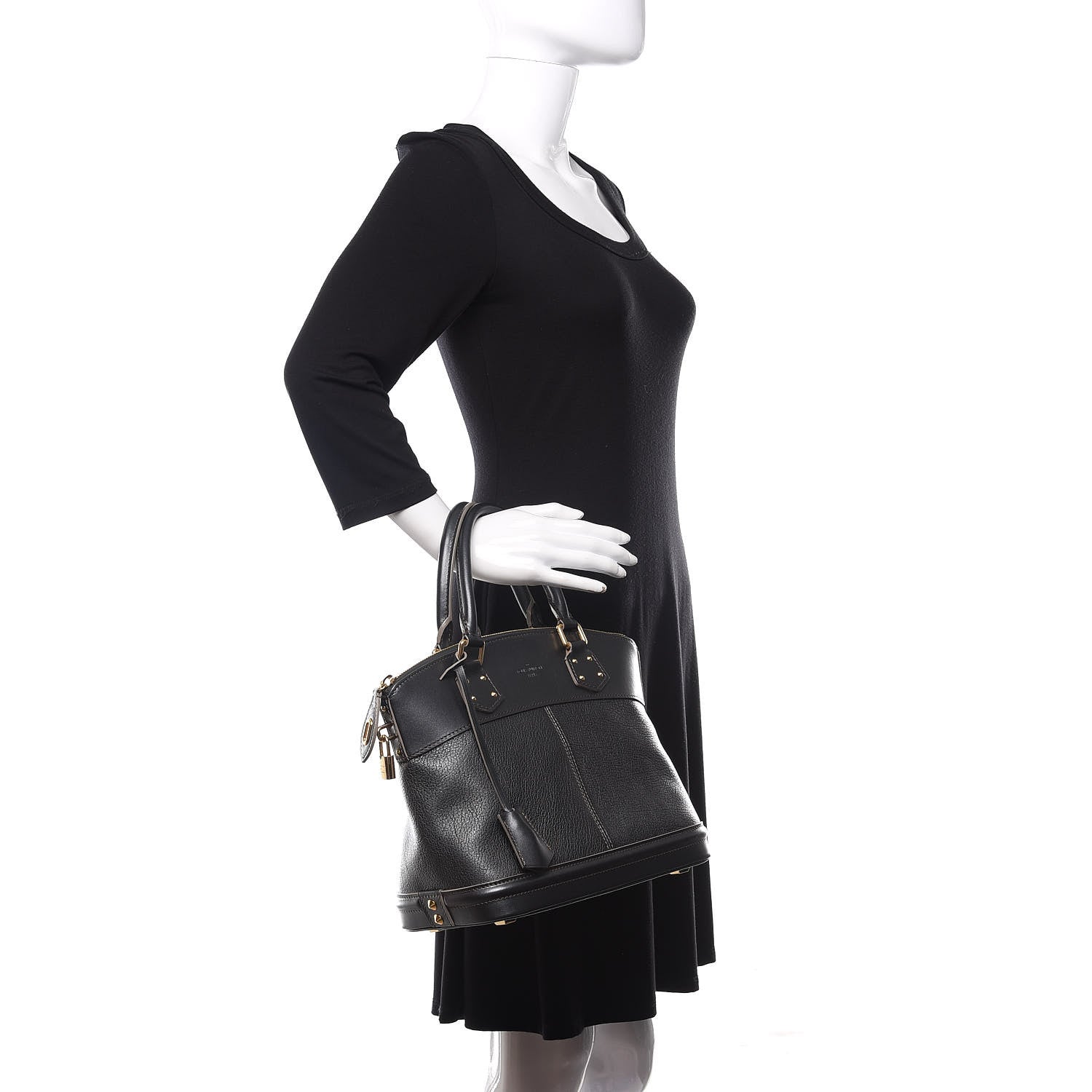 Louis Vuitton Suhali Lockit PM Black 2 of 11