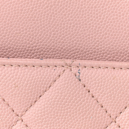 Chanel Caviar Quilted Small Business Affinity Shopping Bag Light Pink 18 of 25