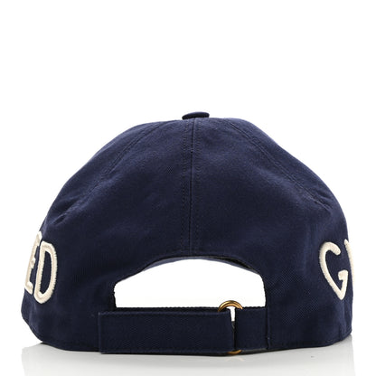 Gucci Cotton Loved Gucci Baseball Hat L Navy 6 of 11