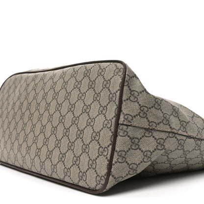 Gucci Soft GG Supreme Monogram Courrier Medium Crossbody Tote Beige New Acero 10 of 10