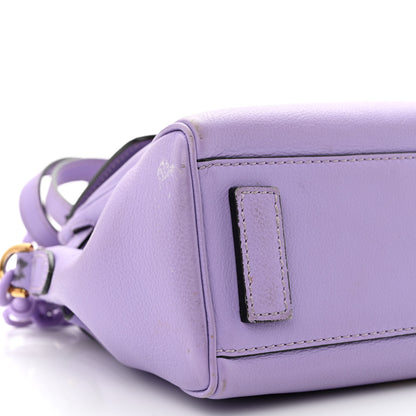 Versace Calfskin Medusa Small Top Handle Handbag Lilac 10 of 17