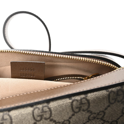 Gucci GG Supreme Monogram Small Horsebit 1955 Shoulder Bag Beige Brown Sugar 7 of 11
