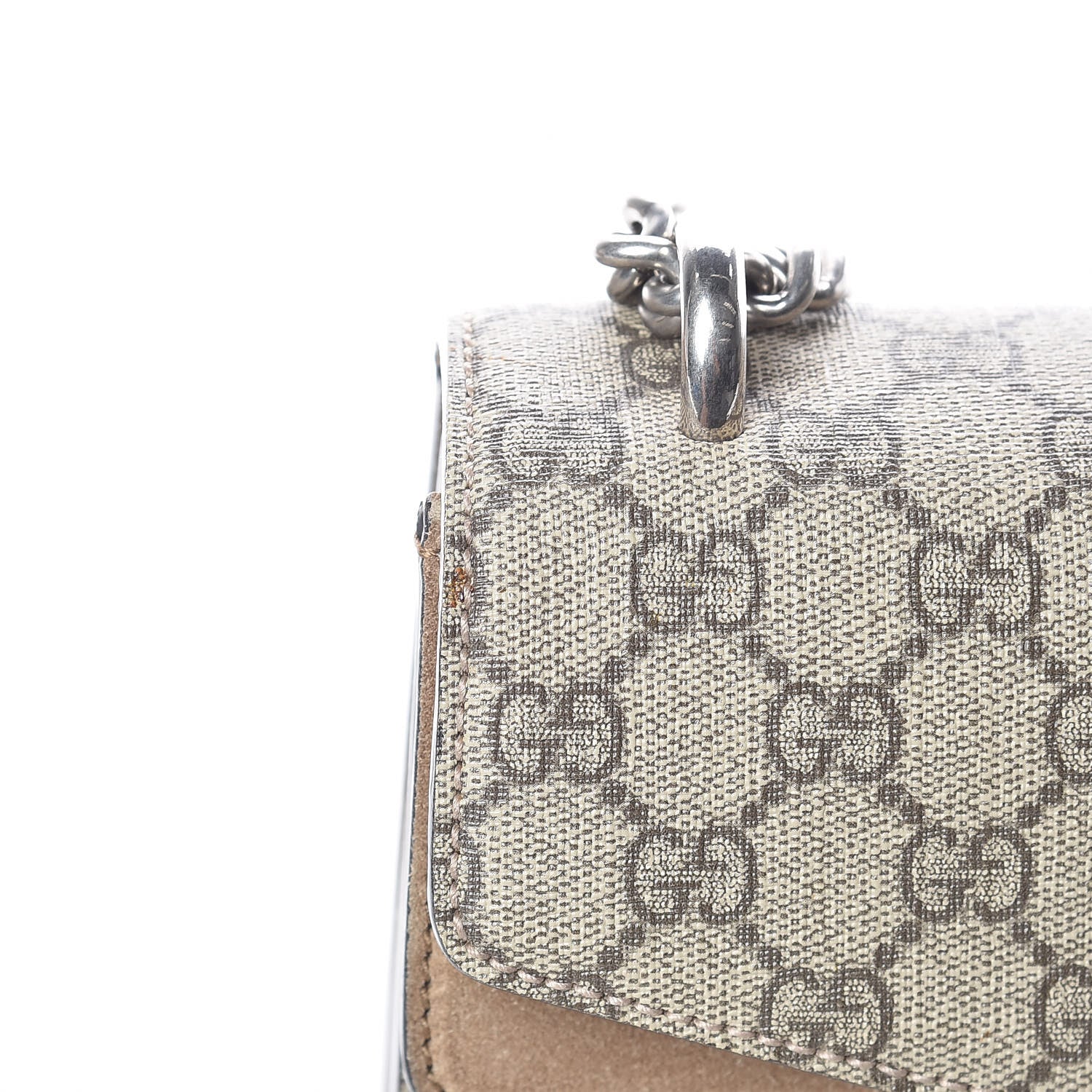 Gucci GG Supreme Monogram Small Dionysus Shoulder Bag Taupe 17 of 20
