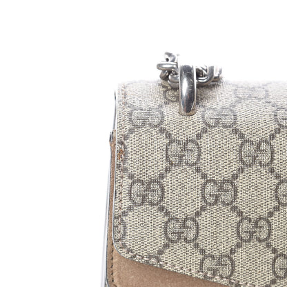 Gucci GG Supreme Monogram Small Dionysus Shoulder Bag Taupe 17 of 20