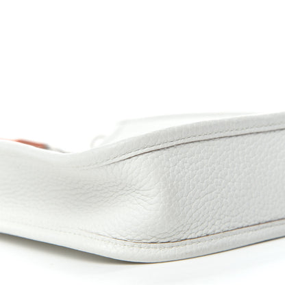 Hermes Taurillon Clemence Amazone Evelyne TPM White 9 of 10