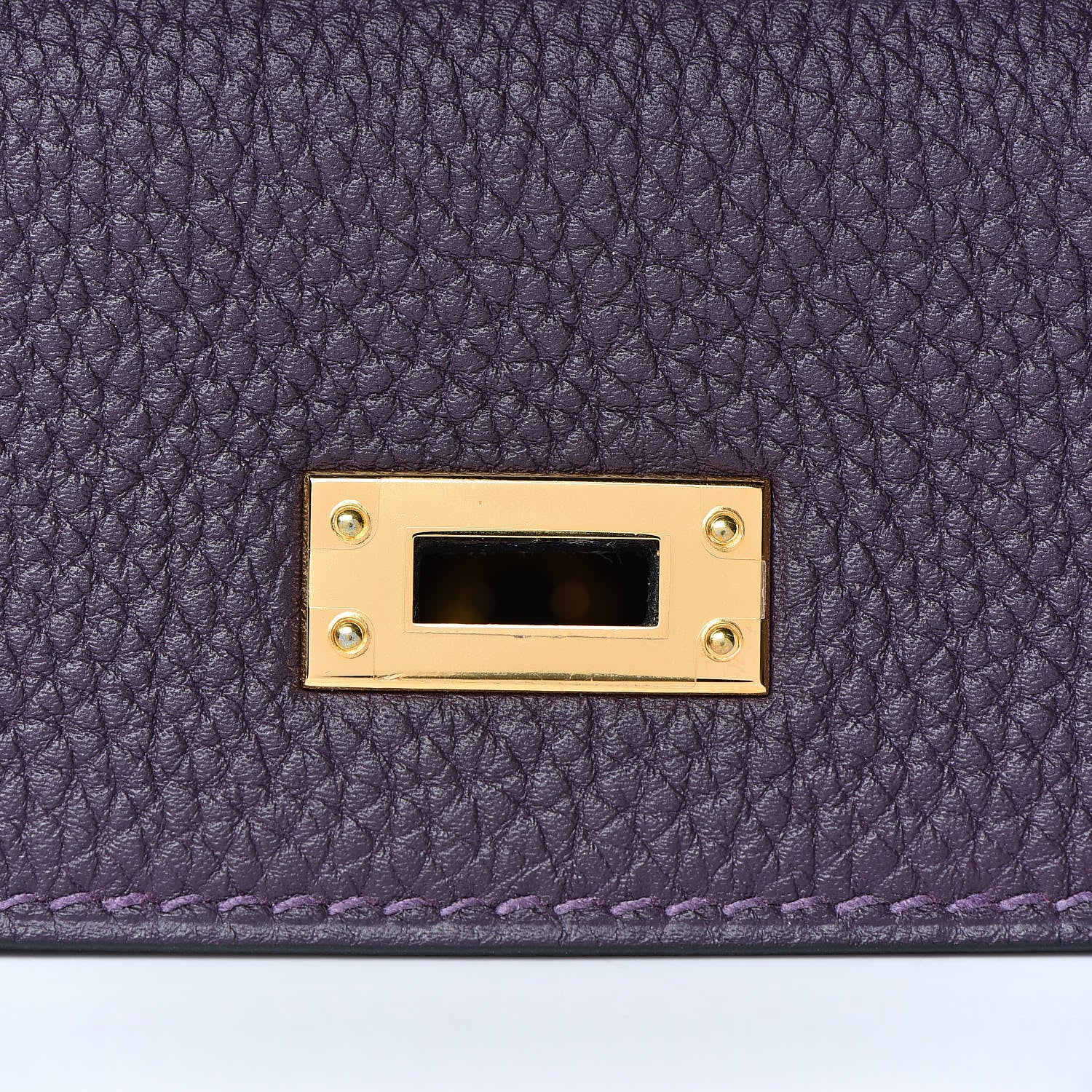 Hermes Togo Kelly Retourne 25 Raisin 26 of 38