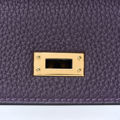 Hermes Togo Kelly Retourne 25 Raisin 26 of 38