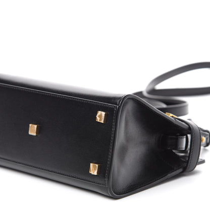 Saint Laurent Smooth Calfskin Manhattan Nano Shopper Tote Black 7 of 9