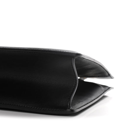 Celine Patina Box Calfskin Medium Clasp Bag Black 10 of 16