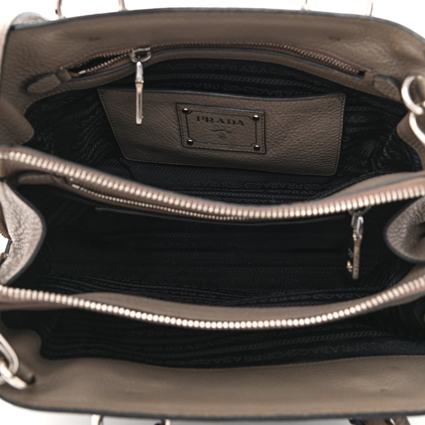 Vitello Phenix Top Handle Bag Argilla