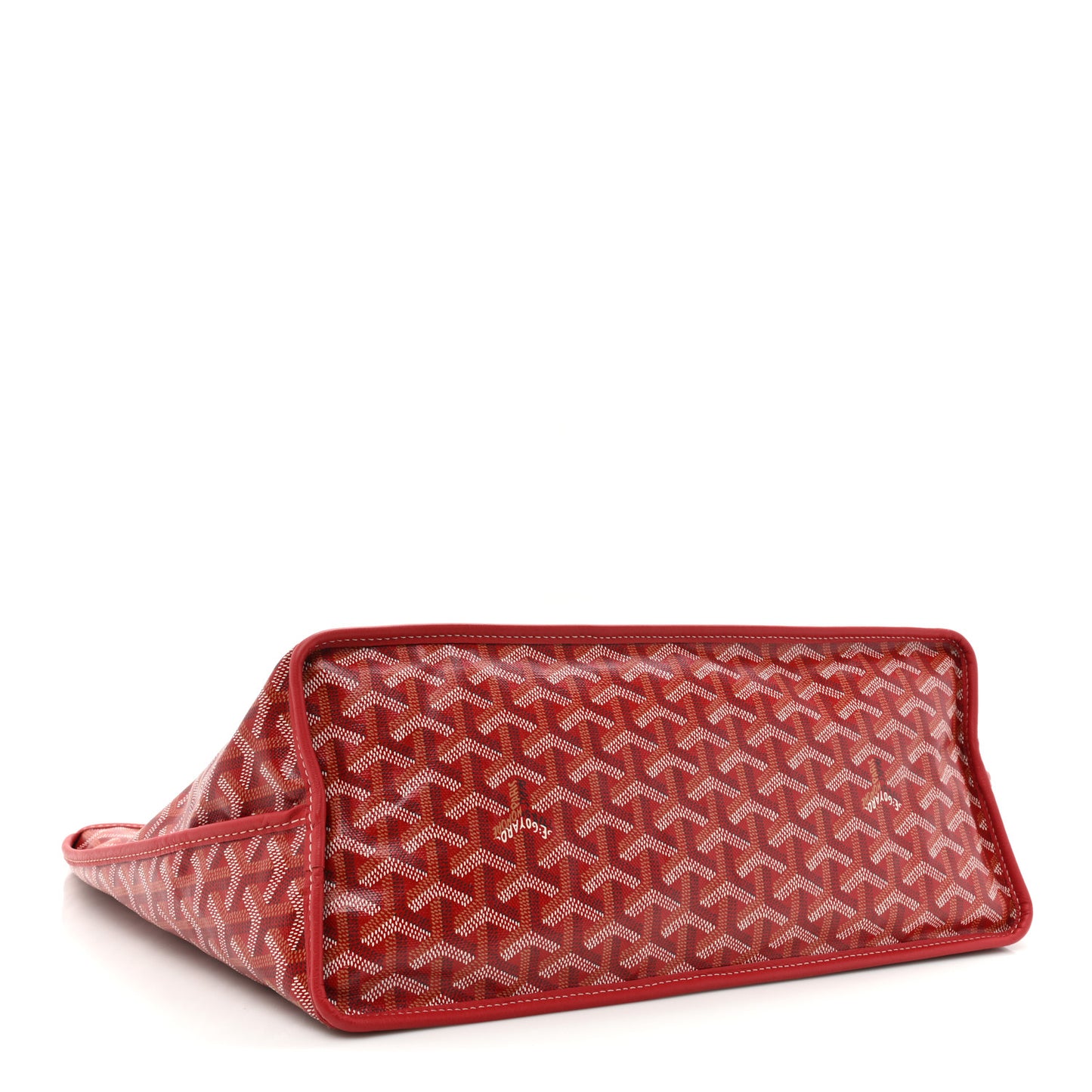 Goyardine Reversible Anjou PM Red
