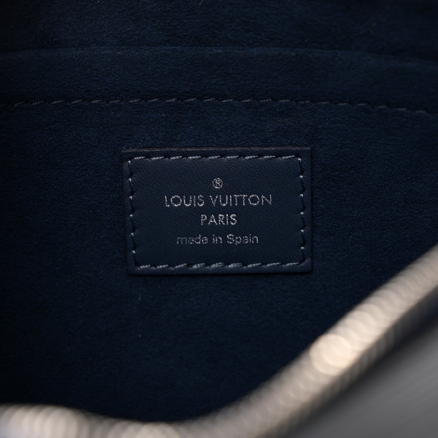 Epi Neverfull Pochette MM GM Indigo