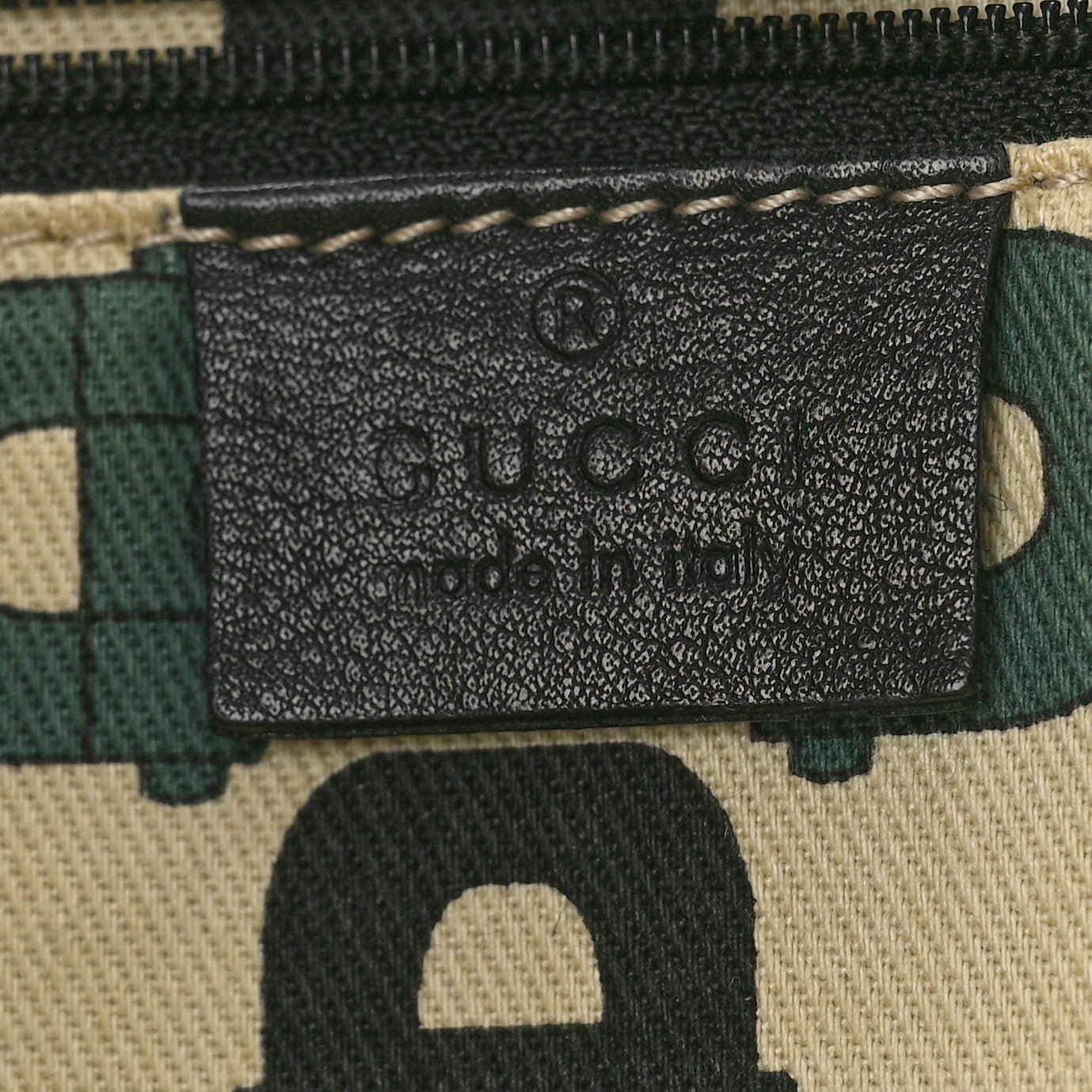 Gucci Guccissima Medium D Gold Tote Black 6 of 10
