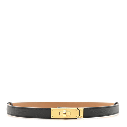 Hermes Epsom Kelly Belt Black 1 of 4