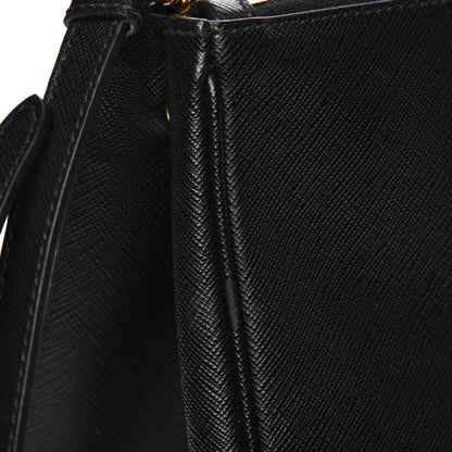 Prada Saffiano Medium Galleria Double Zip Tote Black 10 of 11